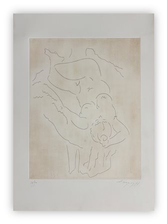ALBERTO LONGONI (1921-1991) - Senza Titolo, 1977