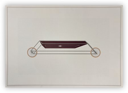 GIANNI PIACENTINO (1945) - Vehicles Sculptures Wall Sculptures, 1971