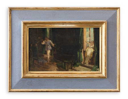 ANONIMO - Senza Titolo (Figure in un interno)