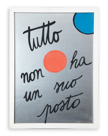MILENA MILANI (1917-2013) - Tutto non ha un suo posto, 1974