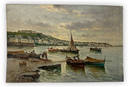 RADAMES SCOPPA (1877-1957) - Senza Titolo (Marina di Napoli)