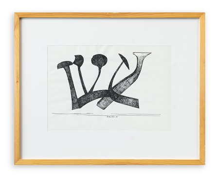 CARLO RAMOUS (1926-2003) Senza Titolo, 1974- 