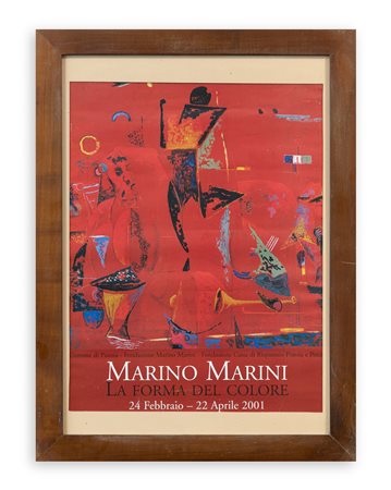 MANIFESTO (MARINO MARINI) Manifesto edito in occasione dell'esposizione...