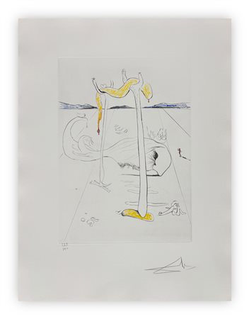 SALVADOR DALÌ (1904-1989) - Senza Titolo, 1974