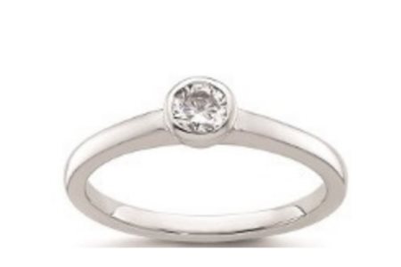 ANELLO IN ORO 3,17 GRAMMI CON DIAMANTI NATURALI - 1007 NAT 18K