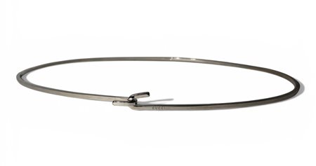 Cintura Gucci in metallo argentato