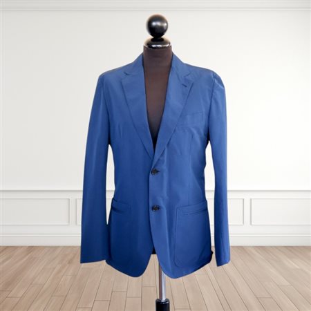 Giacca Hermes blu in cotone