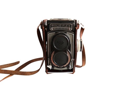 Fotocamera Rolleiflex T biotina (TLR)