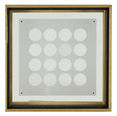 Ennio Chiggio, Diffrazione Cerchi Quadrettati 1970/80