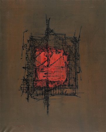 Elio Marchegiani, Costruzione in rosso 1960