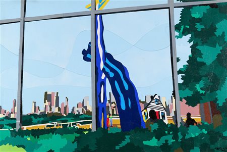 Ugo Nespolo, Roof garden on the met 