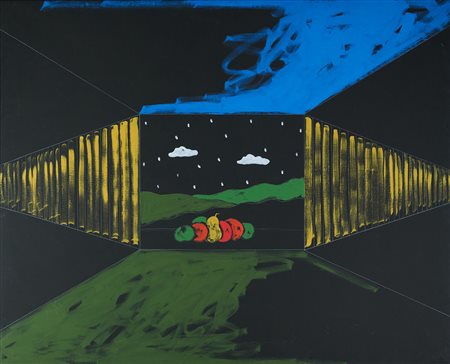 Tano Festa, Senza titolo Anni '80