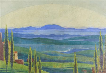 Gerardo Dottori, Valle del Tevere 1932