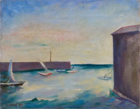 Carlo Carrà, Porticciolo 1941