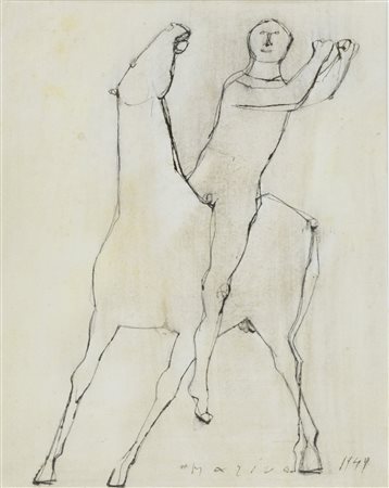 Marino Marini, Cavallo e giocoliere 1949