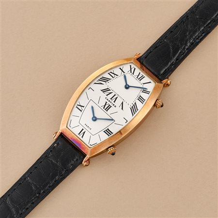 Cartier - Tonneau Dual Time W1502853, anni 90