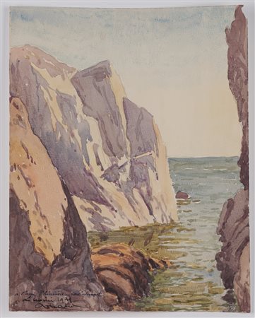 Anonimo Francese - Scogliera, 1931