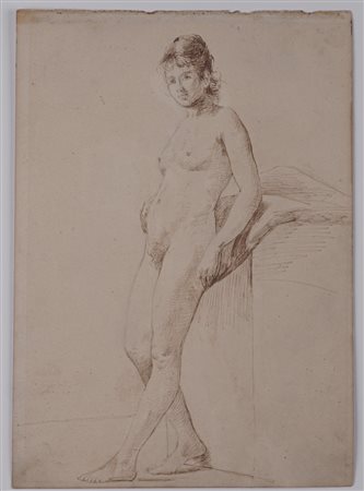 Scuola del secolo XIX - Studi per nudi femminili