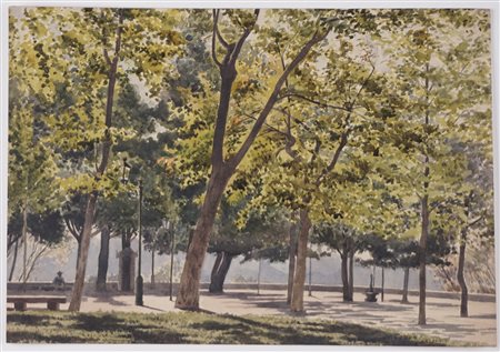 Leonardo Fea (Torino 1852 - 1903)  - Genova, parco
