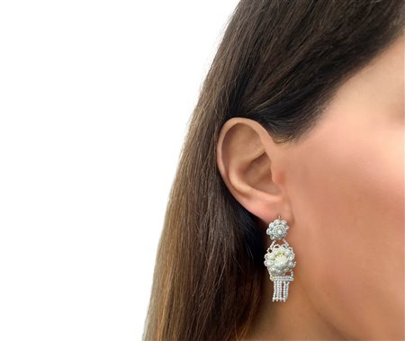 Orecchini con perline in stile vittoriano