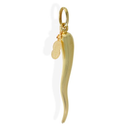 Unoaerre  Gioielli - Ciondolo in oro giallo 750 a guisa di corno