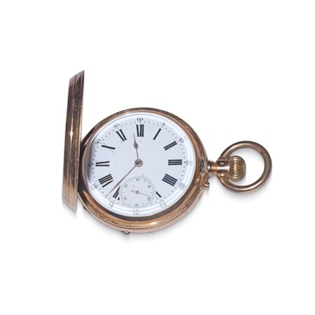 Remoutoir  Geneve - Orologio da taschino in oro 18 kt, late 19th - early 20th century