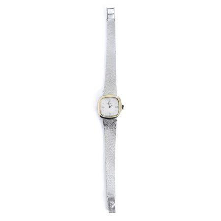 Zenith Orologi (Svizzera 1924)  - Orologio da donna in oro bianco 750 spazzolato e quadrante in oro giallo, 1960s