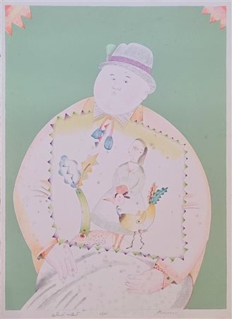 BUENO ANTONIO Berlino 1918 - Fiesole 1984 "Senza titolo"
