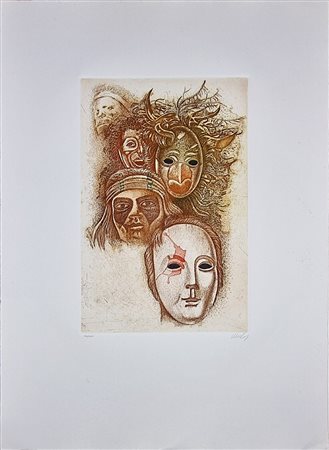 MULAS FRANCO Roma 1938 - 2023 "La maschera"