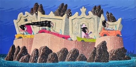 APHEL FABIO Cavalese (TN) 1957 "La corsa automobilistica"