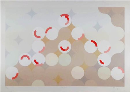 NANGERONI CARLO New York 1922 - Milano 2018 "Seriale ritmato"