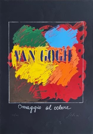 FESTA TANO Roma 1938 - 1988 "Van Gogh - omaggio al colore"