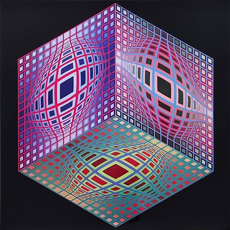 VASARELY VICTOR Ungheria 1906 - Parigi 1997 "Test-2"