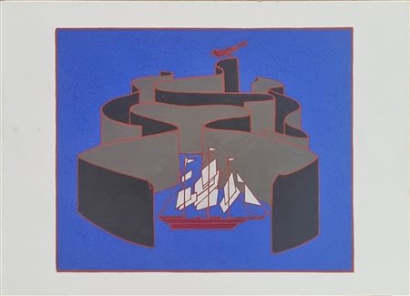 CASORATI PAVAROLO FRANCESCO Torino 1934 - 2013 "Senza titolo"