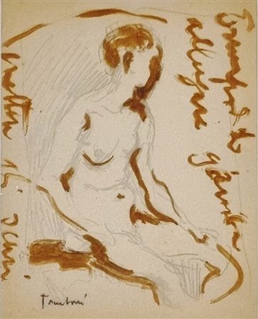 TAMBURI ORFEO Jesi 1910 - Parigi 1994 "Allungare gambe, mettere gli occhi"