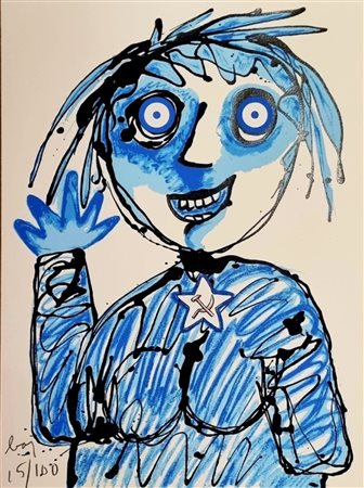 BAJ ENRICO Milano 1924 - Vergiate 2003 "Senza titolo"