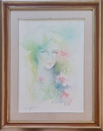 FAIT CAMILLO Milano 1935 "Viso e fiori"