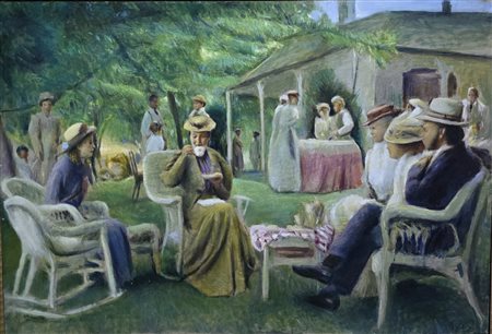 Artista Liberty primi anni del XX secolo
