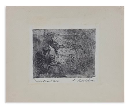 BARTOLINI LUIGI (1892 - 1963) - CERCATRICE DI VIOLE (ANNI'40).