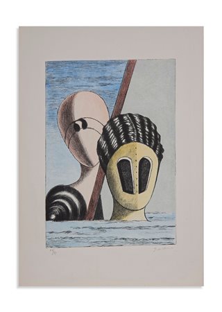 DE CHIRICO GIORGIO (1888 - 1978) - LE MASCHERE .