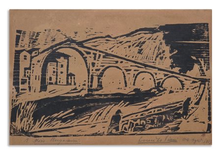 VIANI LORENZO (1882 - 1936) - IL PONTE DEL DIAVOLO .