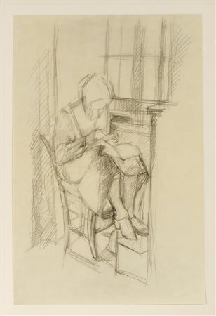 GIACOMETTI ALBERTO (1901 - 1966) - D'APRES.SENZA TITOLO.