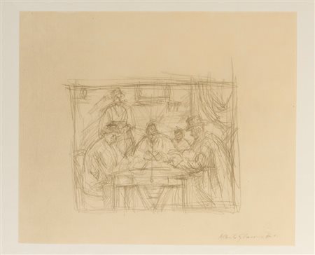 GIACOMETTI ALBERTO (1901 - 1966) - D'APRES. SENZA TITOLO.