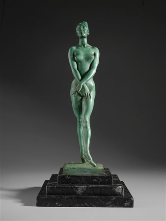 MESSINA FRANCESCO (1900 - 1995) - DANZATRICE.