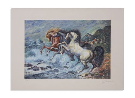 GONZAGA GIOVAN FRANCESCO (1921 - 2007) - CAVALLI.