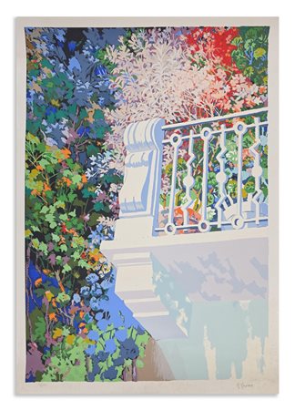 GROSSO GIUSEPPE (n. 1925) - SENZA TITOLO (BALCONE FIORITO).