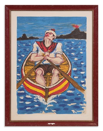 MIGNECO GIUSEPPE (1908 - 1997) - PESCATORE.