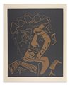 PICASSO PABLO (1881 - 1973) - TETE D'HISTRION (LE DANSEUR).