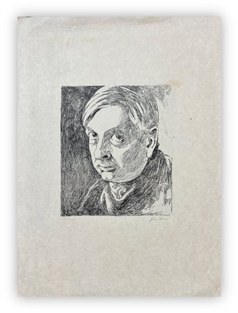 GIORGIO DE CHIRICO (1888-1978) - Autoritratto, 1972
