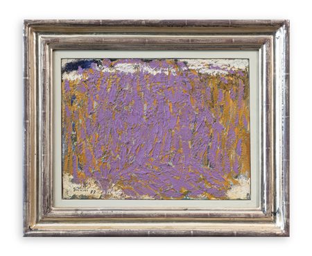 PIERO GIUNNI (1912-2000) - Frumento e ombra viola, 1976/1977
